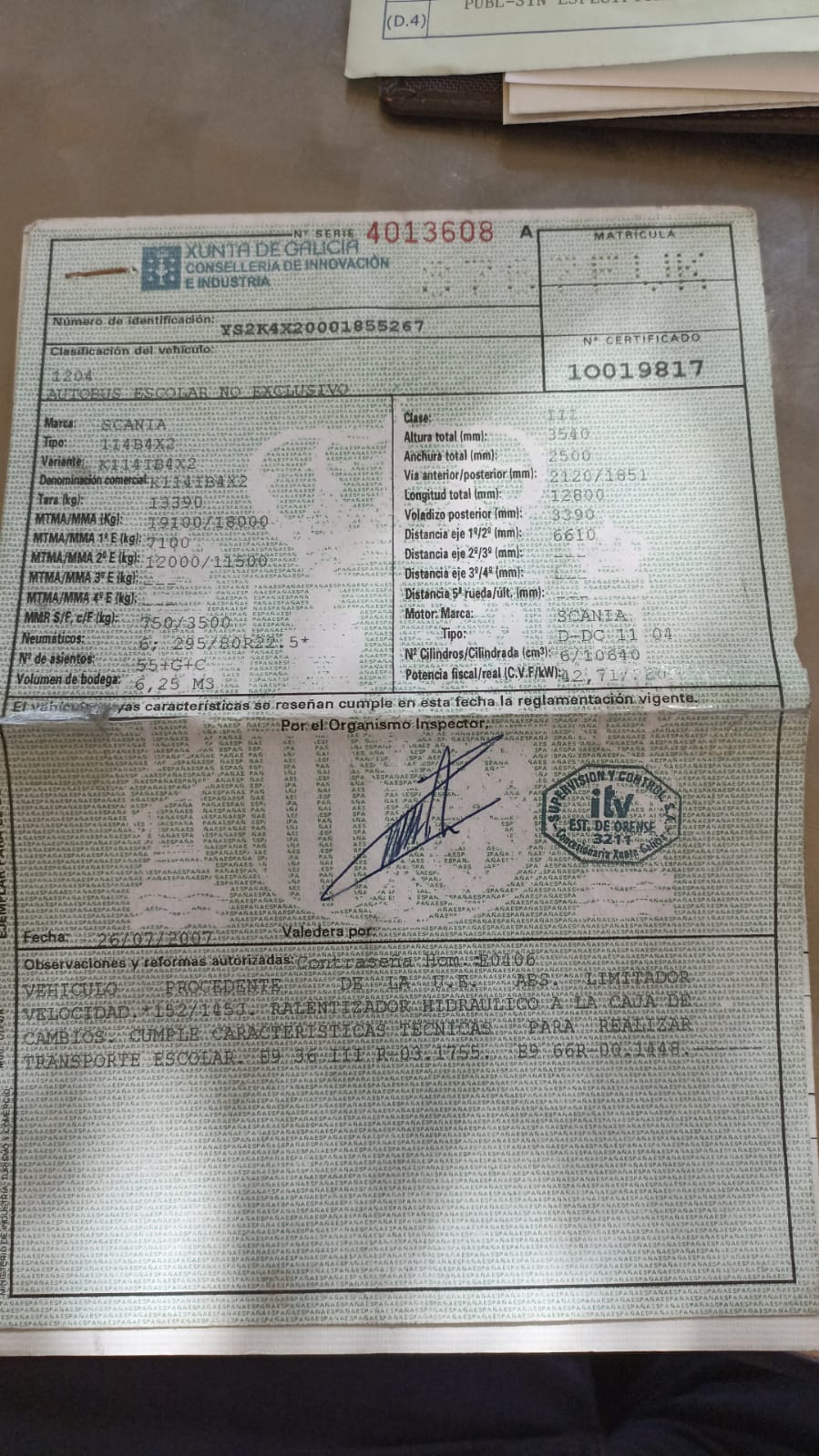 SCANIA MARCOPOLO 55 + 1 + 1 -- 2007